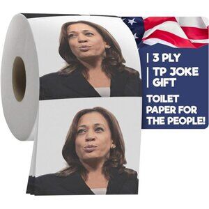 Kamala Harris Funny Political Toilet Paper Roll - TP Prank Democrat